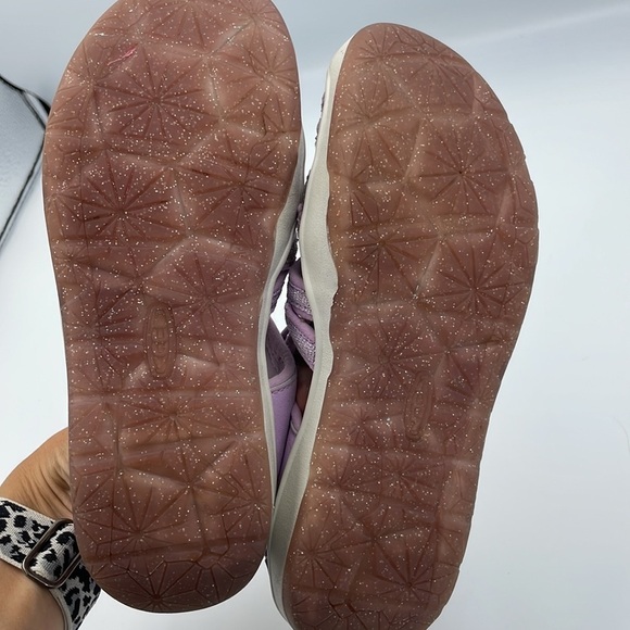 Keen Washable Girls Shoes Sandals SZ 2 Purple Sparkly - Picture 8 of 12